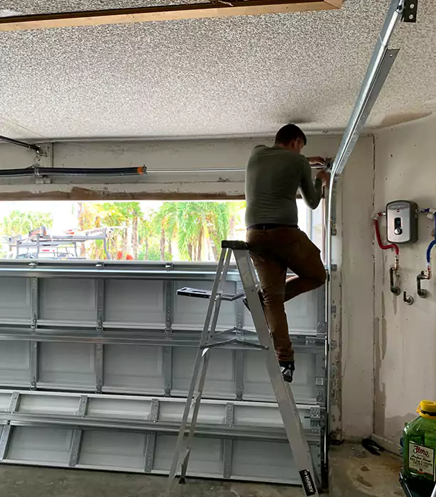 Garage Door Hinge Replacement in Belle Glade, FL